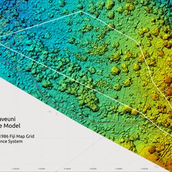 Drone mapping result - Digital Terrain Model